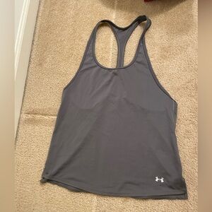 Underarmour Grey Tank Top Size Med Loose Fit